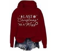 Last Christmas As A Miss Hoodie Last Christmas As A Miss Sweatshirt Christmas Bride Sweatshirt Future Mrs Shirt Claret