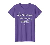 Last Christmas Before We Get Married Mr & Mrs Engagement T-Shirt