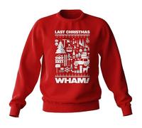 Last Christmas Elements Red Sweatshirt (M)