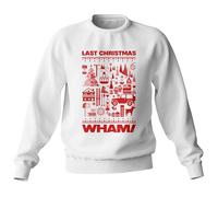 Last Christmas Elements White Sweatshirt (XL)
