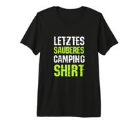 Last Clean Camping Shirt Camping Caravan Gifts Premium T-Shirt