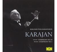 Last Concert 1988 Mozart & Brahms Karajan Japan CD Mozart Sym No.39 Brahms No.1