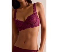 Last Dance Demi Underwire Bra by Intimately at Free People in Berry Bandit, Size: 32 B - female