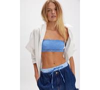 Last Dance Lace Bandeau by Intimately at Free People in Silver Lake Blue, Size: XL - female