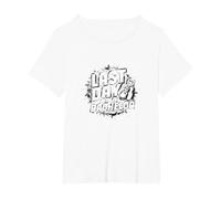 Last Day as a Bachelor: Groom's Farewell Celebration T-Shirt, Women's Plus, White, 1X