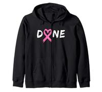 Last Day Of Chemo Radiation Treatment Breast Cancer Done Zip Hoodie