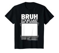 Last Day of School Bruh Sign My Autograph Student Grad T-Shirt