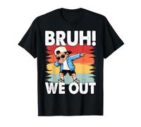 Last Day Of School Dabbing Boy Bruh We Out Student Squad T-Shirt