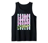 Last Day of School Later Fourth Grader Alligator Tank Top