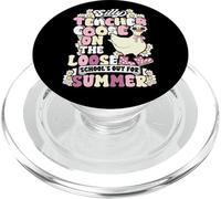 Last Day of School Silly Teacher Goose on the Loose Summer PopSockets PopGrip for MagSafe