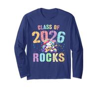 Last First Day Class of 2026 Rocks Seniors We Run The School Long Sleeve T-Shirt