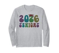 Last First Day Class of 2026 Seniors Rule Rocks Memories Long Sleeve T-Shirt