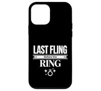 Last Fling Before the Ring Bachelorette Celebration Design Case for iPhone 12 mini