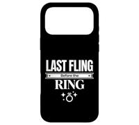 Last Fling Before the Ring Bachelorette Celebration Design Case for iPhone 17 Pro Max
