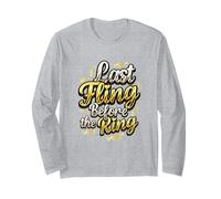 Last Fling Before The Ring Bachelorette Party Bride Long Sleeve T-Shirt