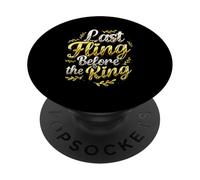 Last Fling Before The Ring Bachelorette Party Bride PopSockets Adhesive PopGrip
