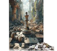 Last King Standing Jigsaw Puzzles Puzzle for Adults Kids. 1000 Pieces Impossible Challenge Toy Educational Games Home Decoration for Adults& Kids Age 14 Years Up 1000pcs (38x26cm)