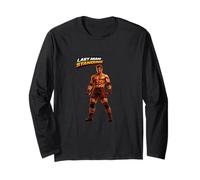 Last Man Standing Wrestling Power Art Long Sleeve T-Shirt