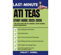Last-Minute ATI TEAS Study Guide 2025-2026: 7-Day Crash Course with Key Summaries, Practice Questions, and Test-Taking Shortcuts (Last-Minute Study Guides)