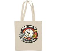 Last Minute Fix It Solutions Department Natural Cotton Tote Bag White