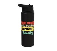 Last Name Bennett Family Bennett Name Bennett Stainless Steel Insulated Water Bottle