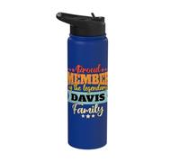 Last Name Davis Family Davis Name Davis Stainless Steel Insulated Water Bottle