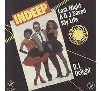 last night a d.j. saved my life / d.j. delight 45 rpm single