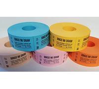 LAST NUMBER BINGO 1-90 JOE 90 TICKETS - 1 ROLL GIVES 10 SETS