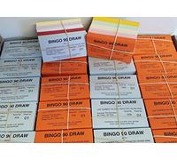 LAST NUMBER BINGO 1-90 JOE 90 TICKETS PACK OF 100 SETS FLAT LOOSE TICKETS