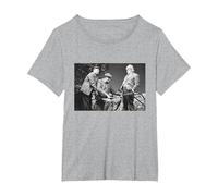 Last of The Summer Wine Compo & Co Stage Show 1984 T-Shirt, Women's Plus, Heather Grey, 4X