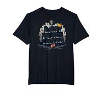 Last Place Legend Fantasy Football Loser Crown Trophy T-Shirt, Men's Big and Tall, Black, 6X Tall