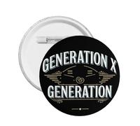 Last Real Great Generation Humor Generation X Funny Gen X 2 Pin Buttons Bad