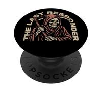 Last Responder Grim Reaper The Angel Of Death Soul Collector PopSockets Adhesive PopGrip