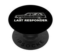 Last Responder Hearse Funeral Morgue Dark Humor EMT PopSockets Adhesive PopGrip