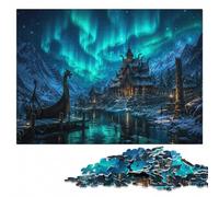 Last Sanctuary of the Boreal Flame Jigsaw Puzzle for Adults, 1000 Pieces | Section-by-section building: steady puzzle progress on weekends.