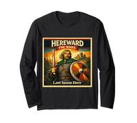 Last Saxon Hero-Hereward The Wake Long Sleeve T-Shirt