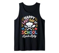 Last School Cooking School Worker Cafeteria Lunch Lady Tank Top