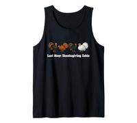Last Stop Thanksgiving Table Funny Holiday Feast Party Tank Top