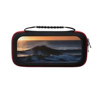 Last Sun Rays of Over The Sea Waves Switch Protective Hard Shell Portable Travel Case Pouch for Switch 2 with Large Capacity Storage for Console & Accessories