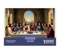Last Supper Painting Firm Interlocking Great Brain Exercise, Suitable for Home Use And Indoor Entertainment Events 52x38cm/1000pcs