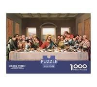 Last Supper Painting Thick Cardboard Pieces Excellent for Training Memory, Concentration And Logical Thought Process 52x38cm/1000pcs