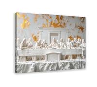Last Supper Poster, Religious Tv Art, Samsung Art Religion Poster Jesus Wall Art For Room Decor Frame-style 12x18inch(30x45cm)