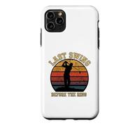 Last Swing Before the Ring Golf Sunset Man Silhouette Fun Case for iPhone 11 Pro Max