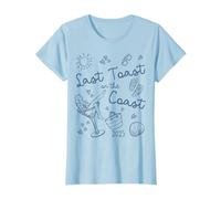 Last Toast On The Coast 2025 Beach Bachelorette Team Bride T-Shirt
