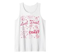 Last Toast On The Coast 2025 Beach Bachelorette Team Bride Tank Top