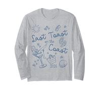 Last Toast On The Coast 2026 Beach Bachelorette Team Bride Long Sleeve T-Shirt