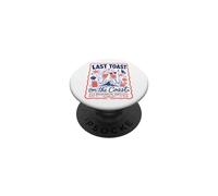 Last Toast On The Coast Bachelor Party PopSockets Adhesive PopGrip