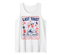 Last Toast On The Coast Bachelor Party Tank Top