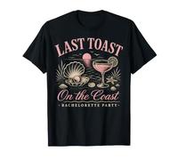 Last Toast On The Coast Seashell Bride Bachelorette Party T-Shirt