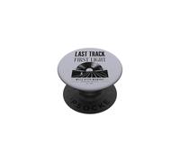Last Track First Light Runner Midnight Miles Retro PopSockets Adhesive PopGrip